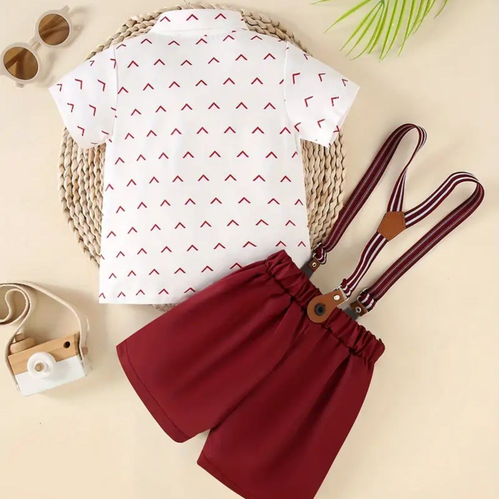 Conjunto Baby Clássico com Suspensório
