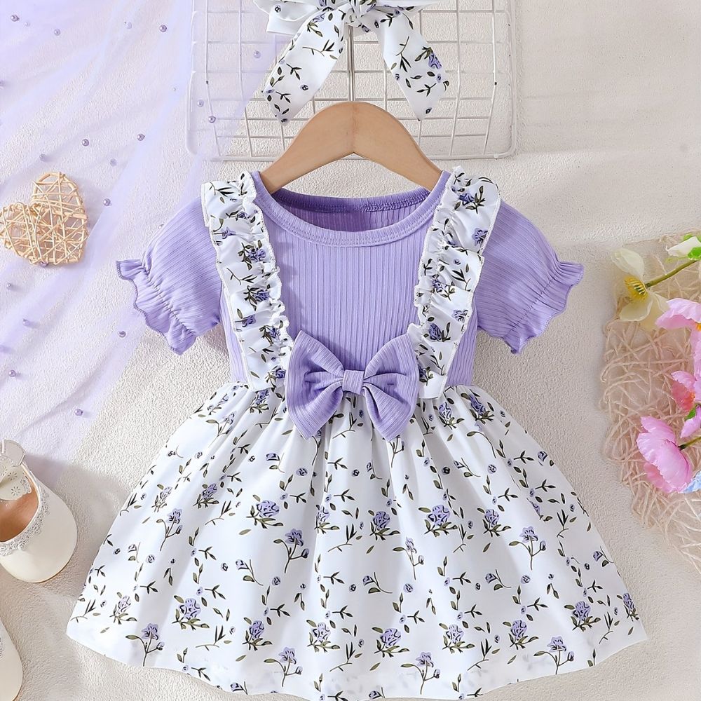 Vestido Infantil Jardim Encantado