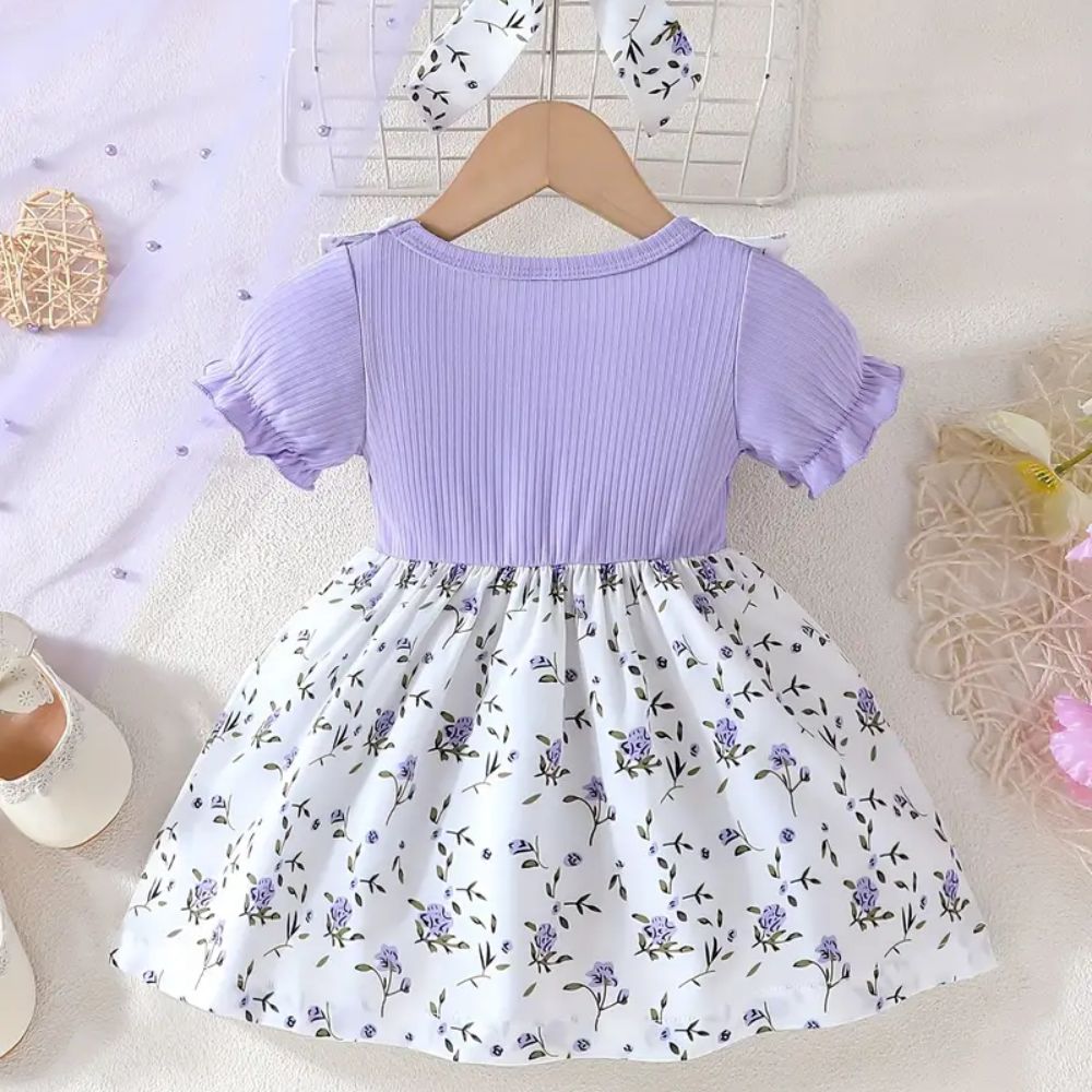 Vestido Infantil Jardim Encantado