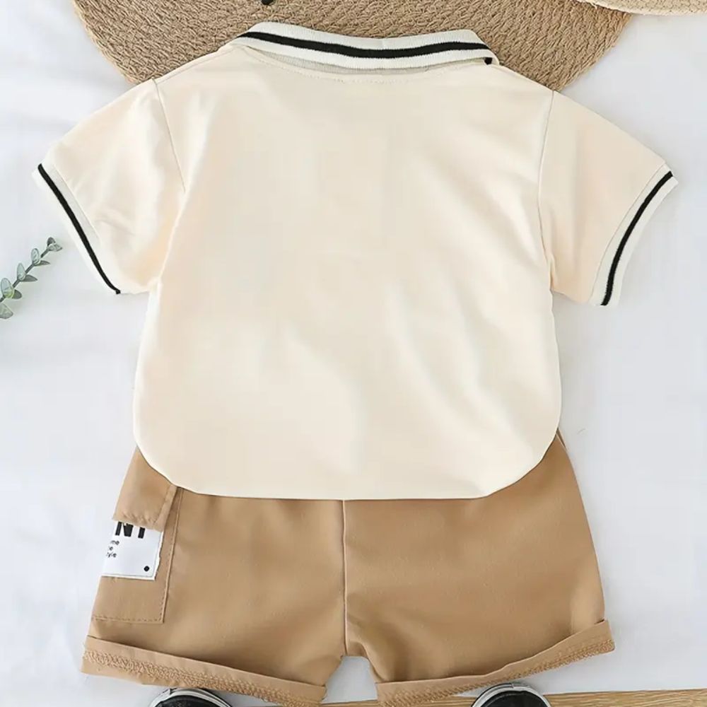 Conjunto Menino Polo Ursinho Estiloso