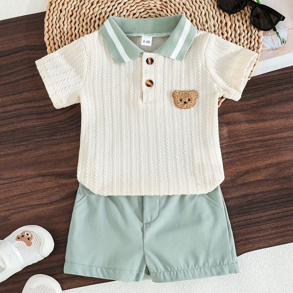 Conjunto Baby Polo Ursinho