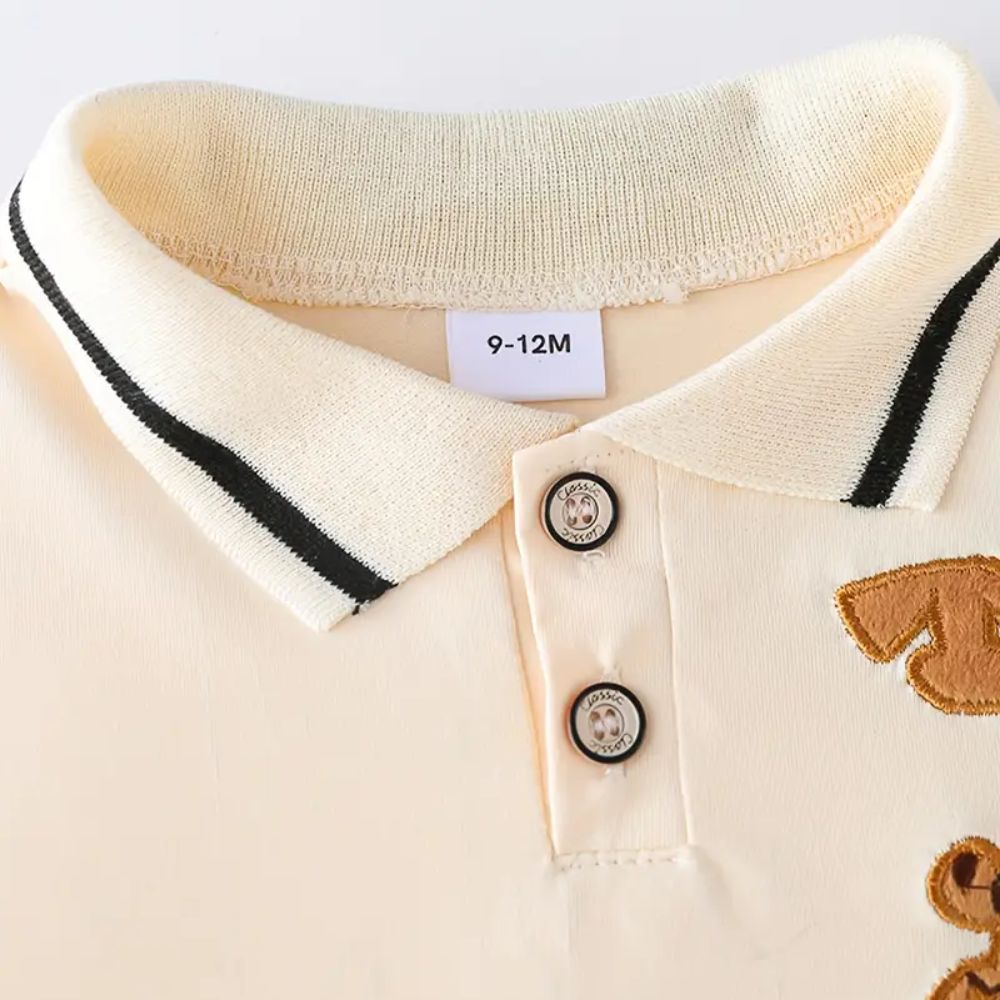 Conjunto Menino Polo Ursinho Estiloso