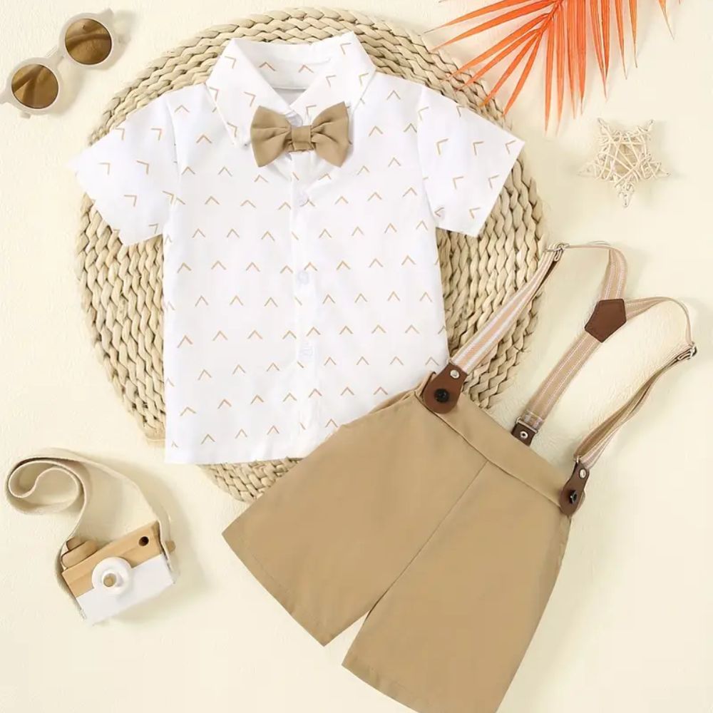 Conjunto Baby Clássico com Suspensório