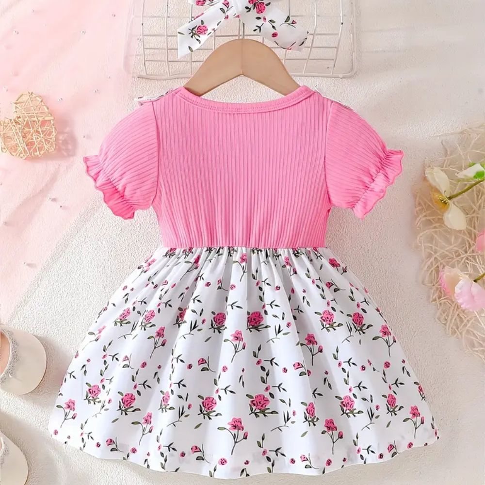 Vestido Infantil Jardim Encantado