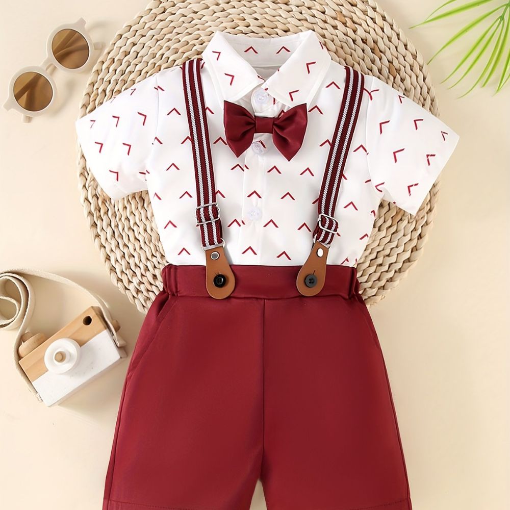 Conjunto Baby Clássico com Suspensório
