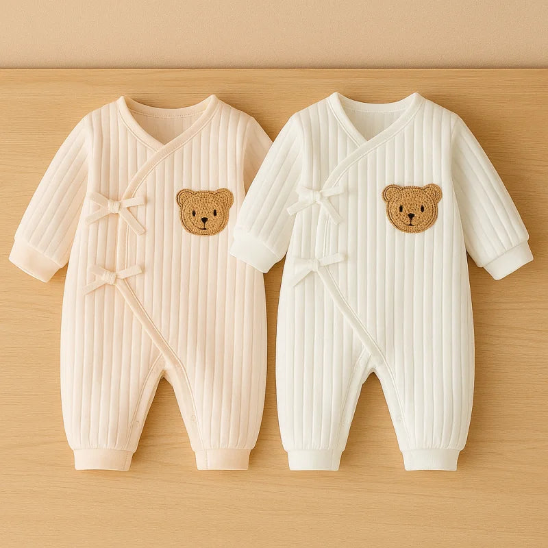 Body Infantil de Algodão Estampa de Ursinho