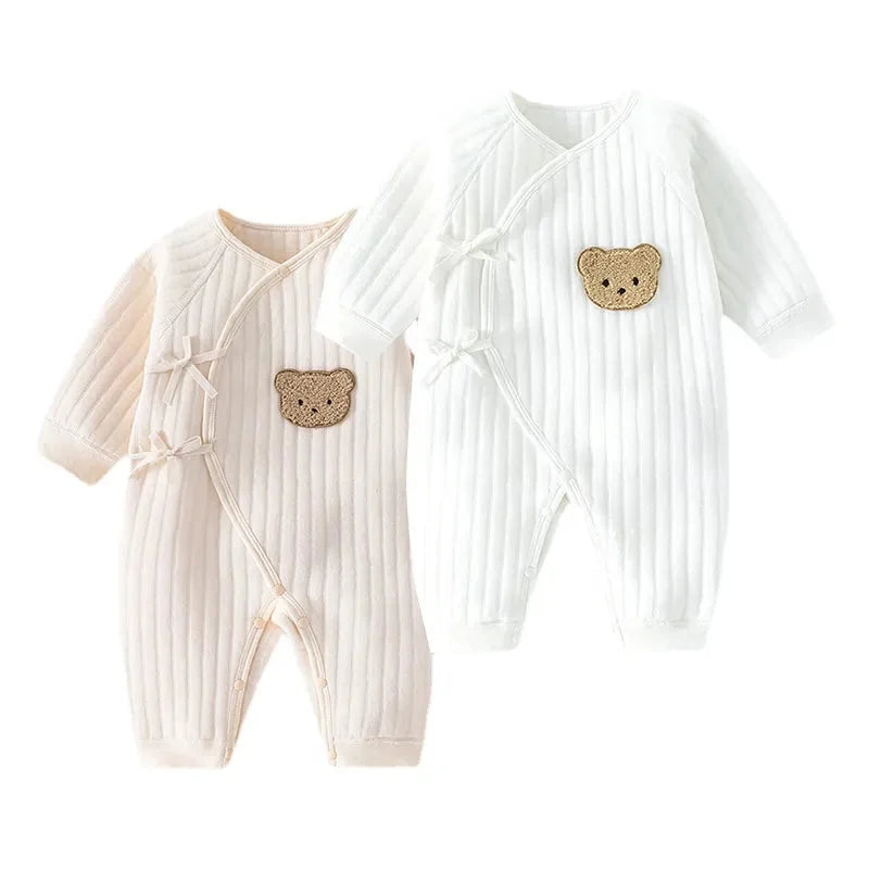Body Infantil de Algodão Estampa de Ursinho
