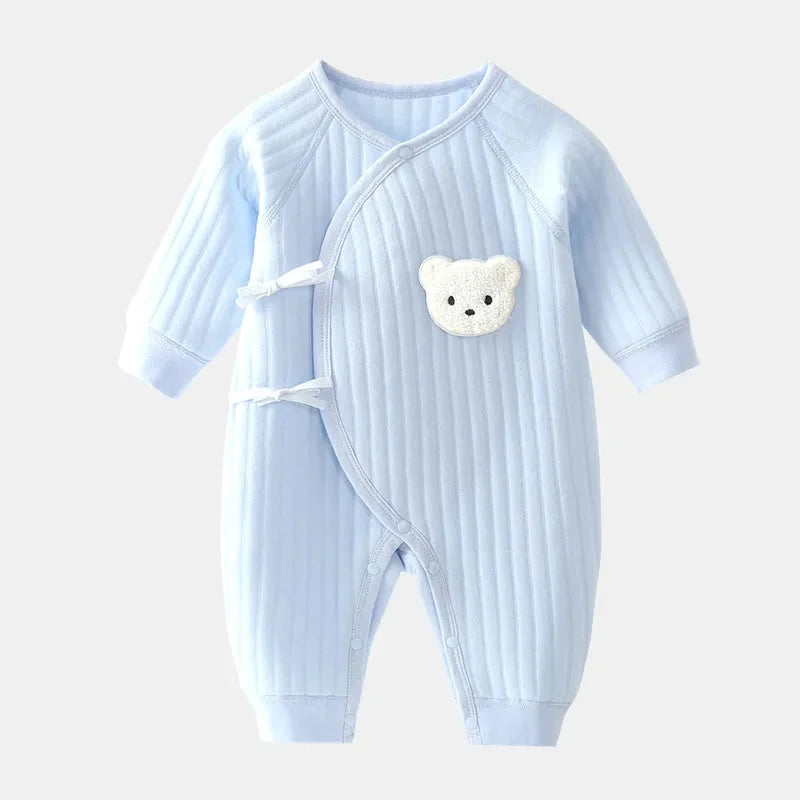 Body Infantil de Algodão Estampa de Ursinho