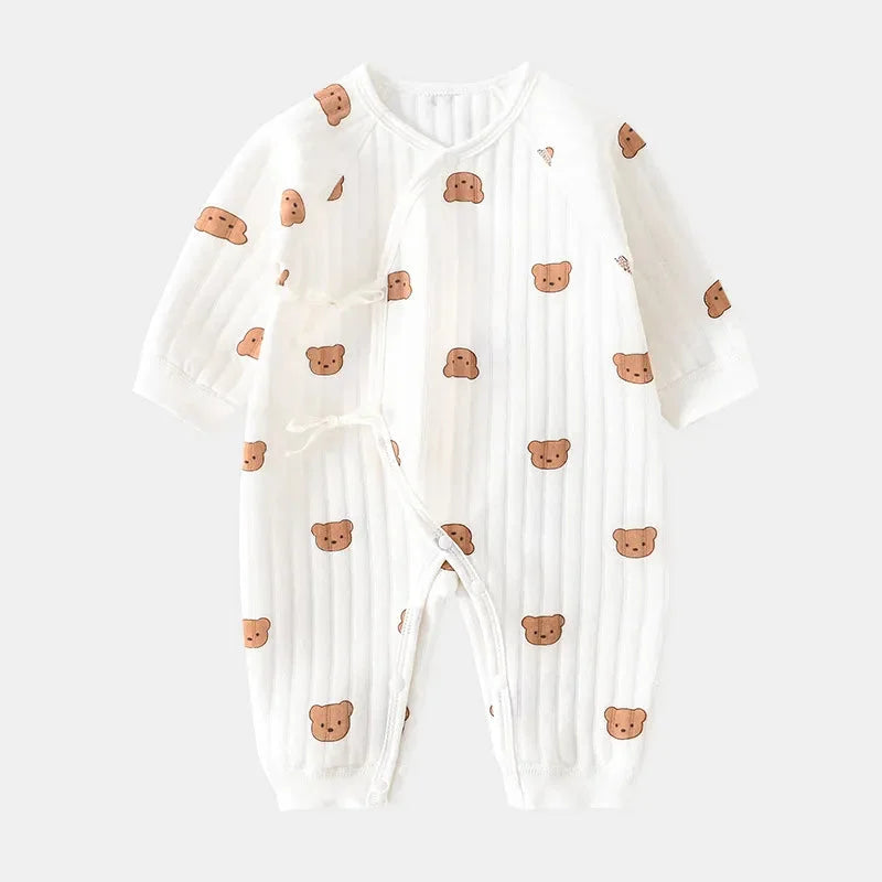 Body Infantil de Algodão Estampa de Ursinho