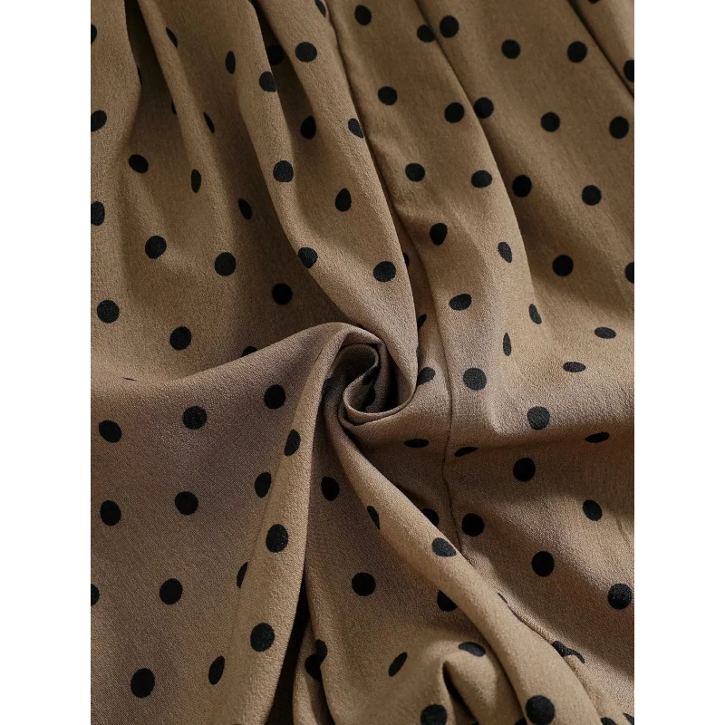 Vestido Infantil Vintage Poá sem Manga Casual