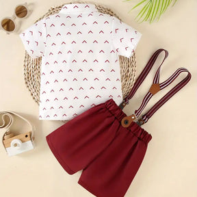 Conjunto Baby Clássico com Suspensório