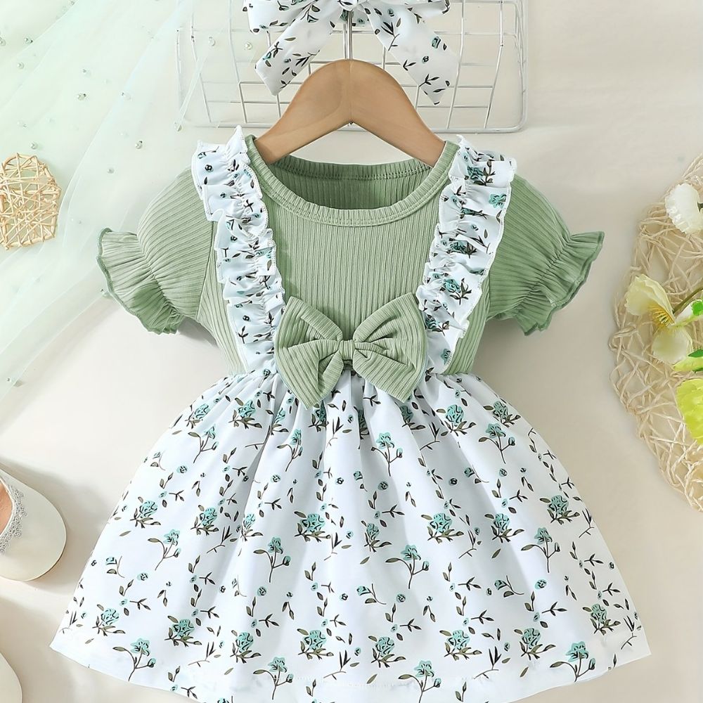 Vestido Infantil Jardim Encantado