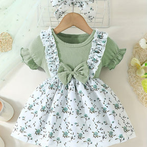 Vestido Infantil Jardim Encantado