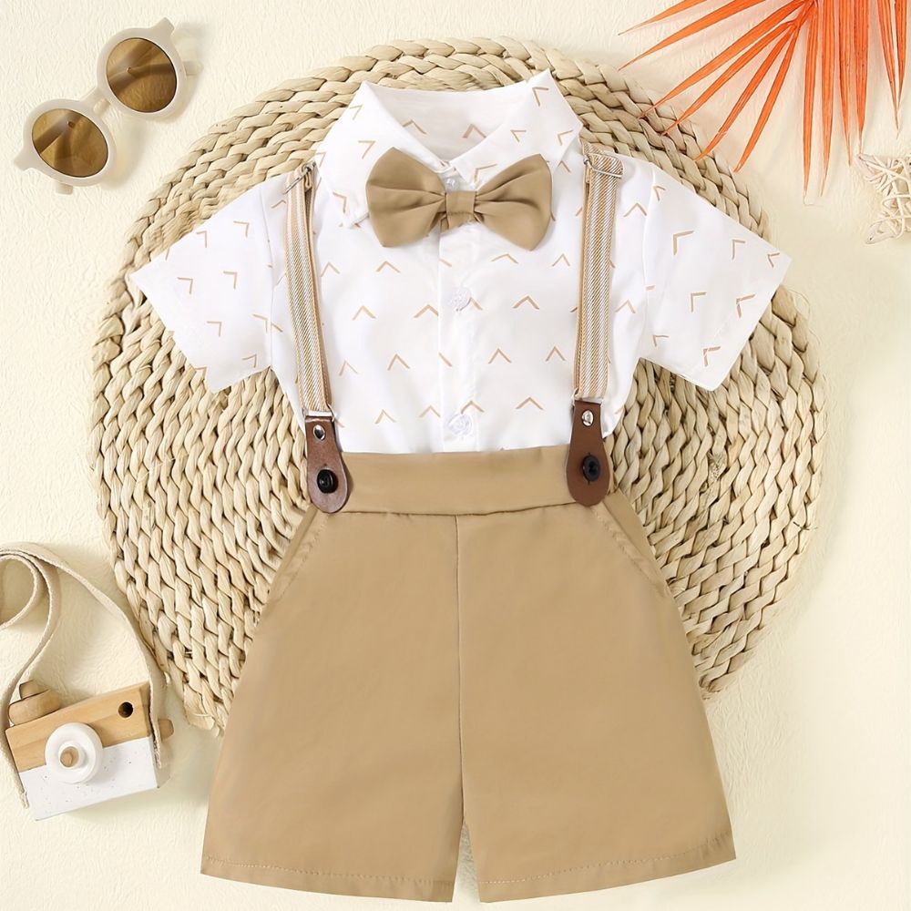 Conjunto Baby Clássico com Suspensório