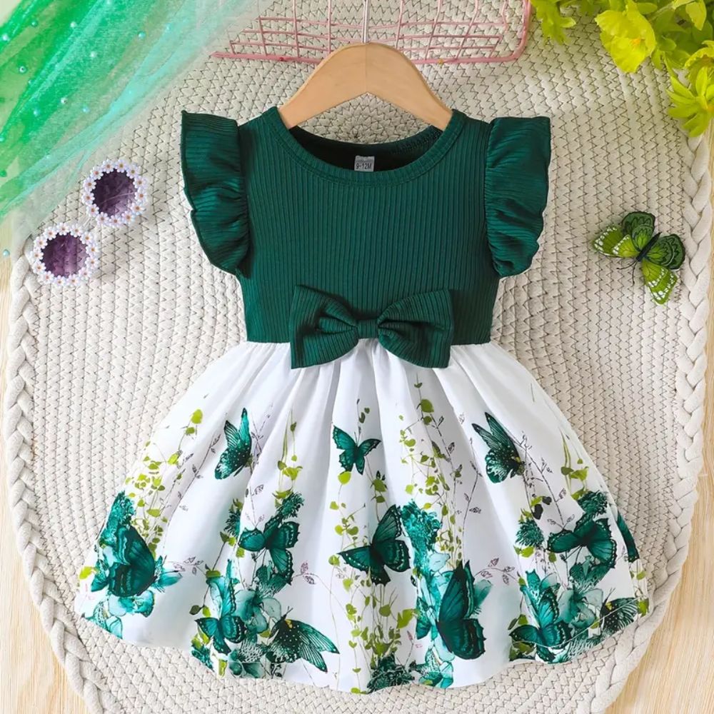 Vestido Borboletas do Jardim