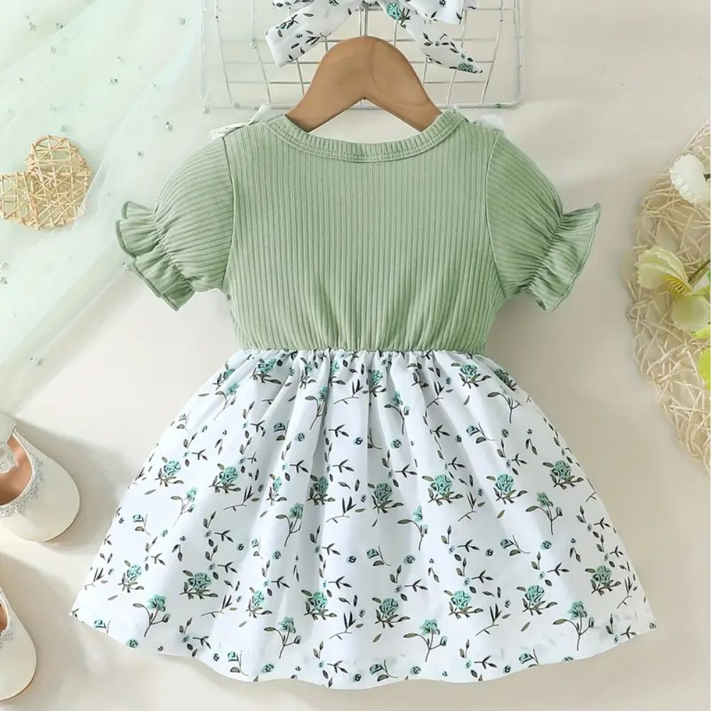 Vestido Infantil Jardim Encantado
