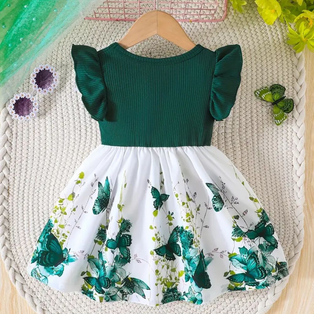Vestido Borboletas do Jardim