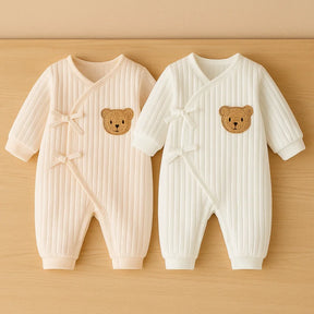 Body Infantil de Algodão Estampa de Ursinho