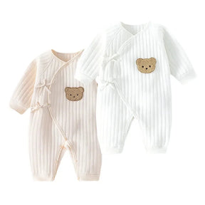 Body Infantil de Algodão Estampa de Ursinho