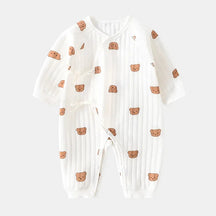 Body Infantil de Algodão Estampa de Ursinho